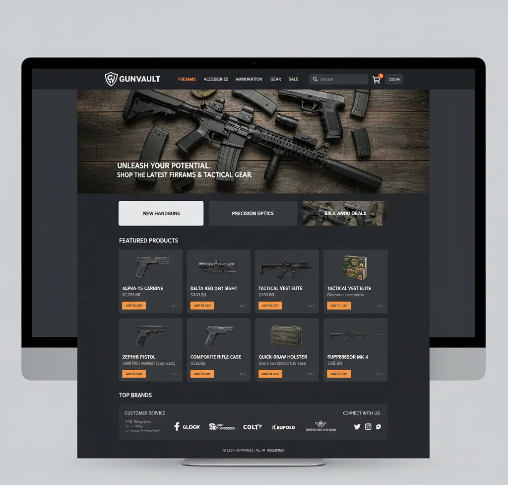 E-Commerce Built for Firearms and Accessories