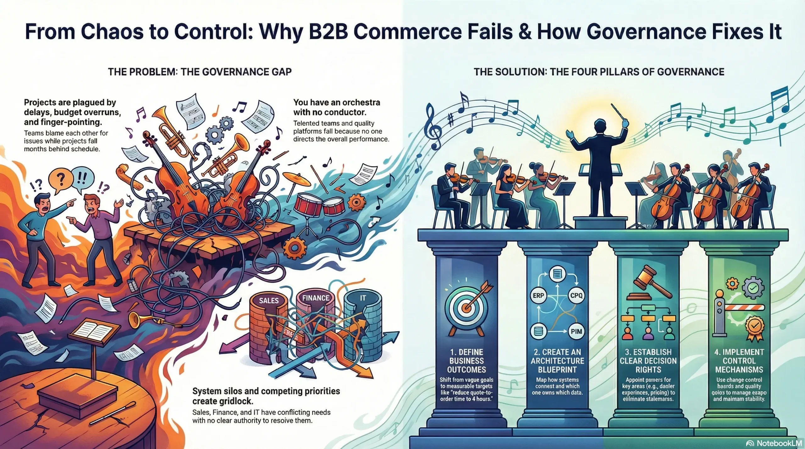 B2B Commerce Governance for Manufacturers: Stop Wasting Millions on Chaos