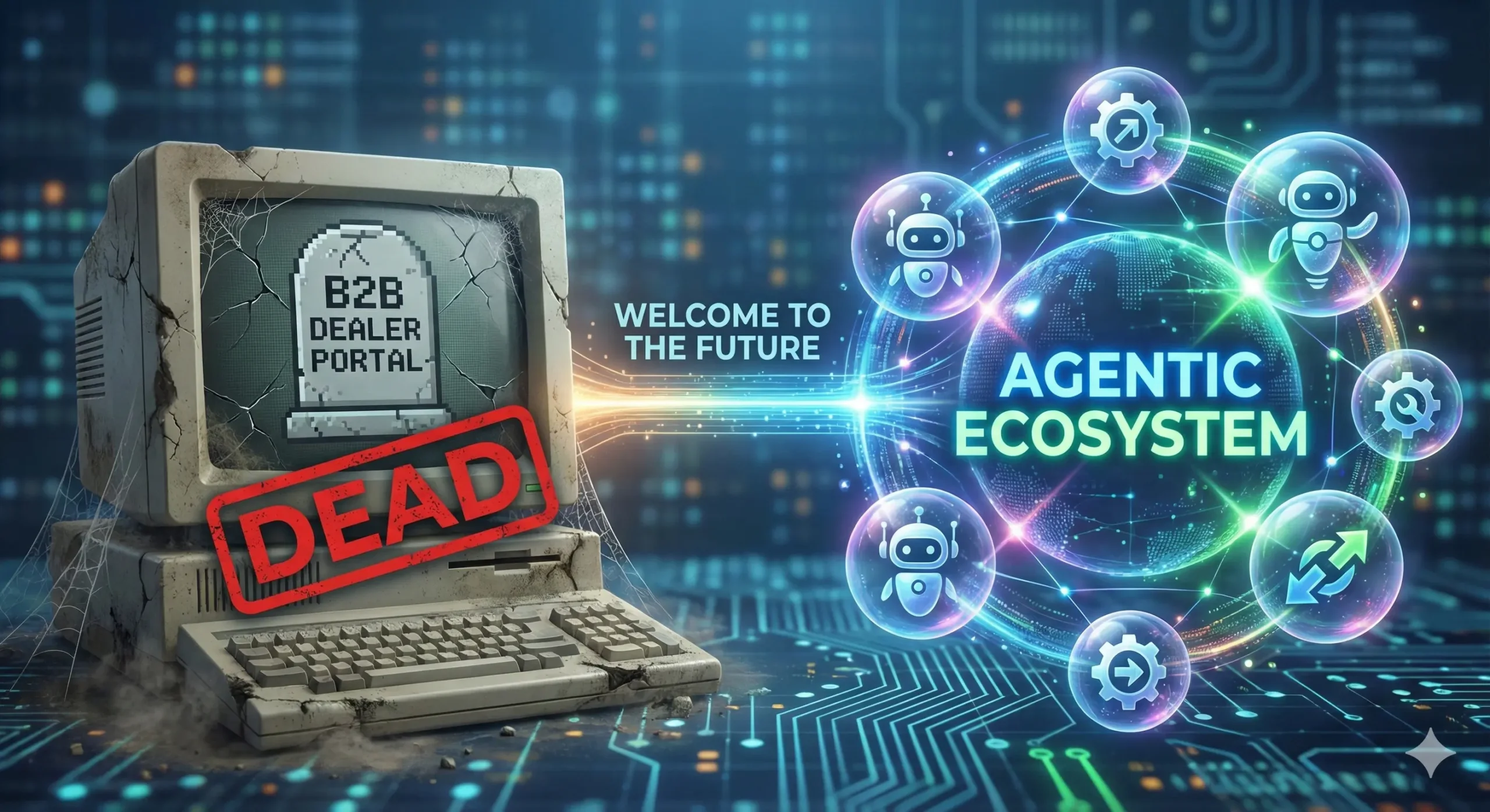 The B2B Dealer Portal is Dead: Welcome to the Agentic Ecosystem